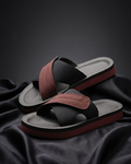 Premium Black & Brown Slides