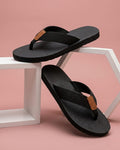 Soft Sole Black Flip-Flops
