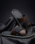 Premium Black & Brown Slides