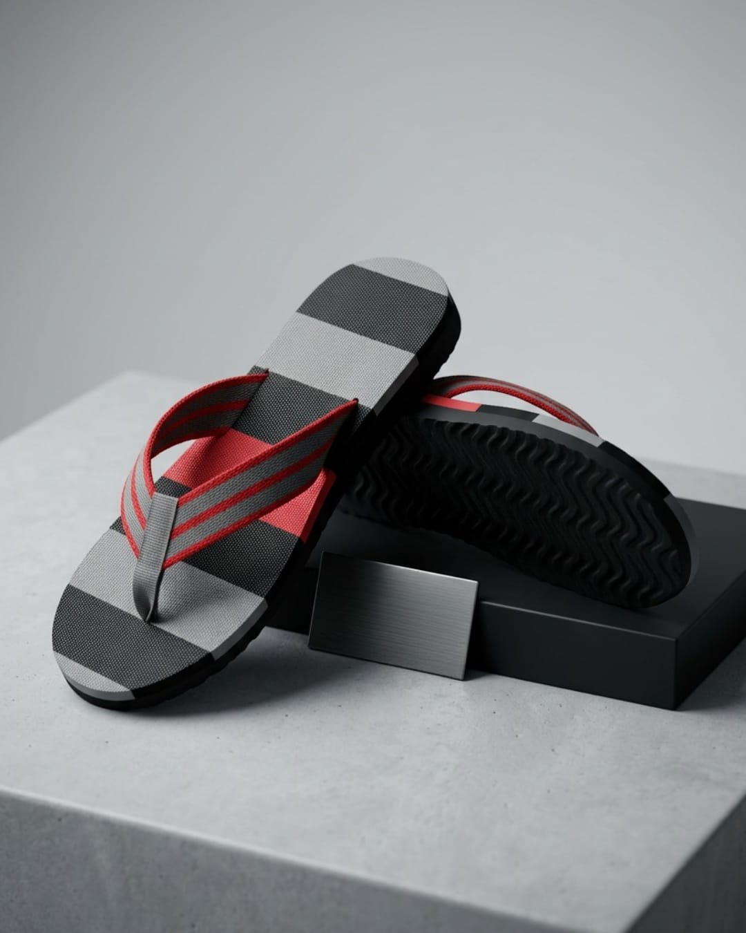 Charcoal Flip-Flops